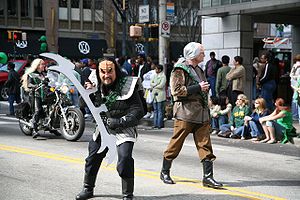 star trek klingon trekkie armed with Bat'leth